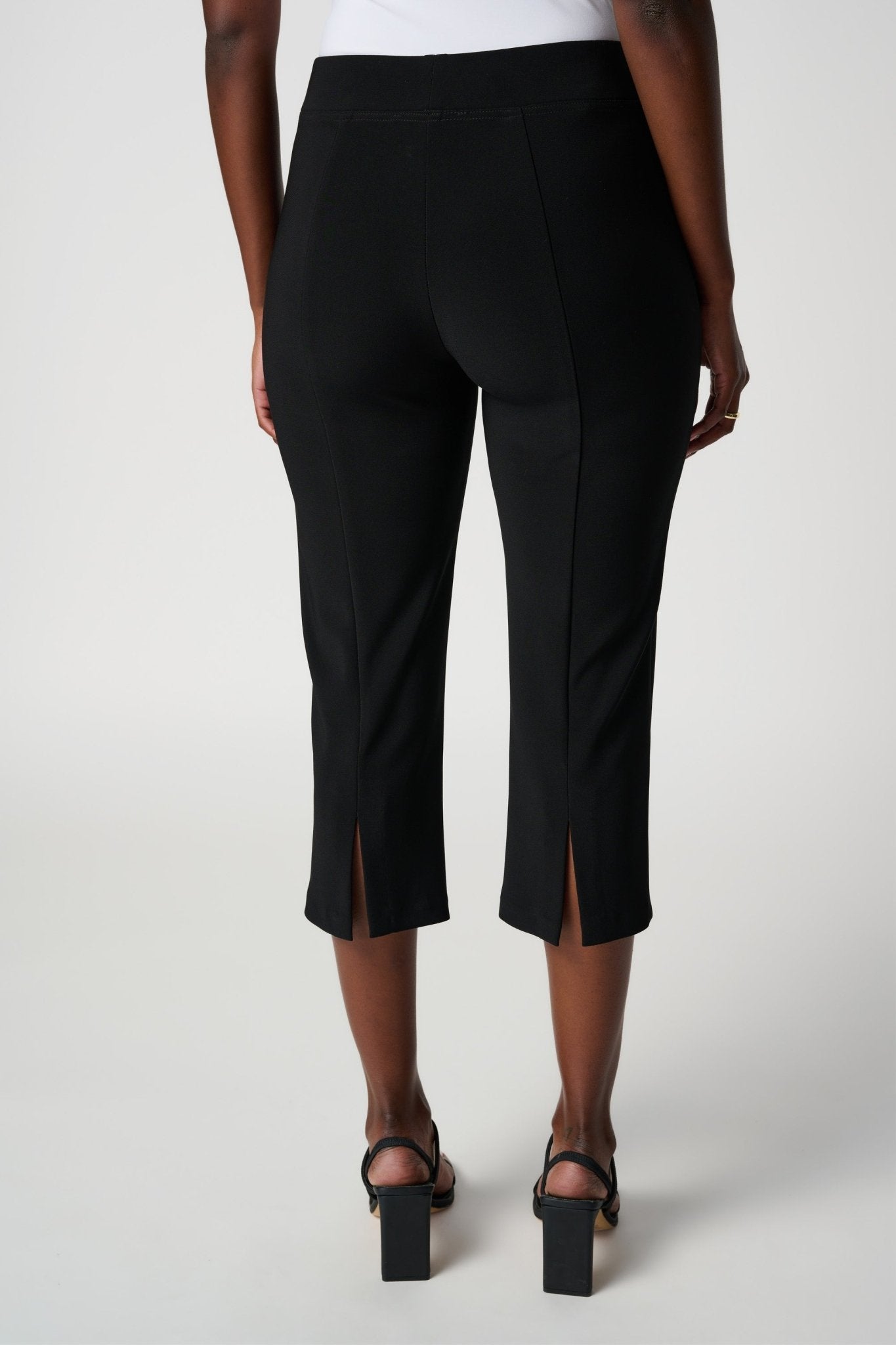 Shop Cropped Classic Straight Pant Style C143105 | Black - Joseph Ribkoff