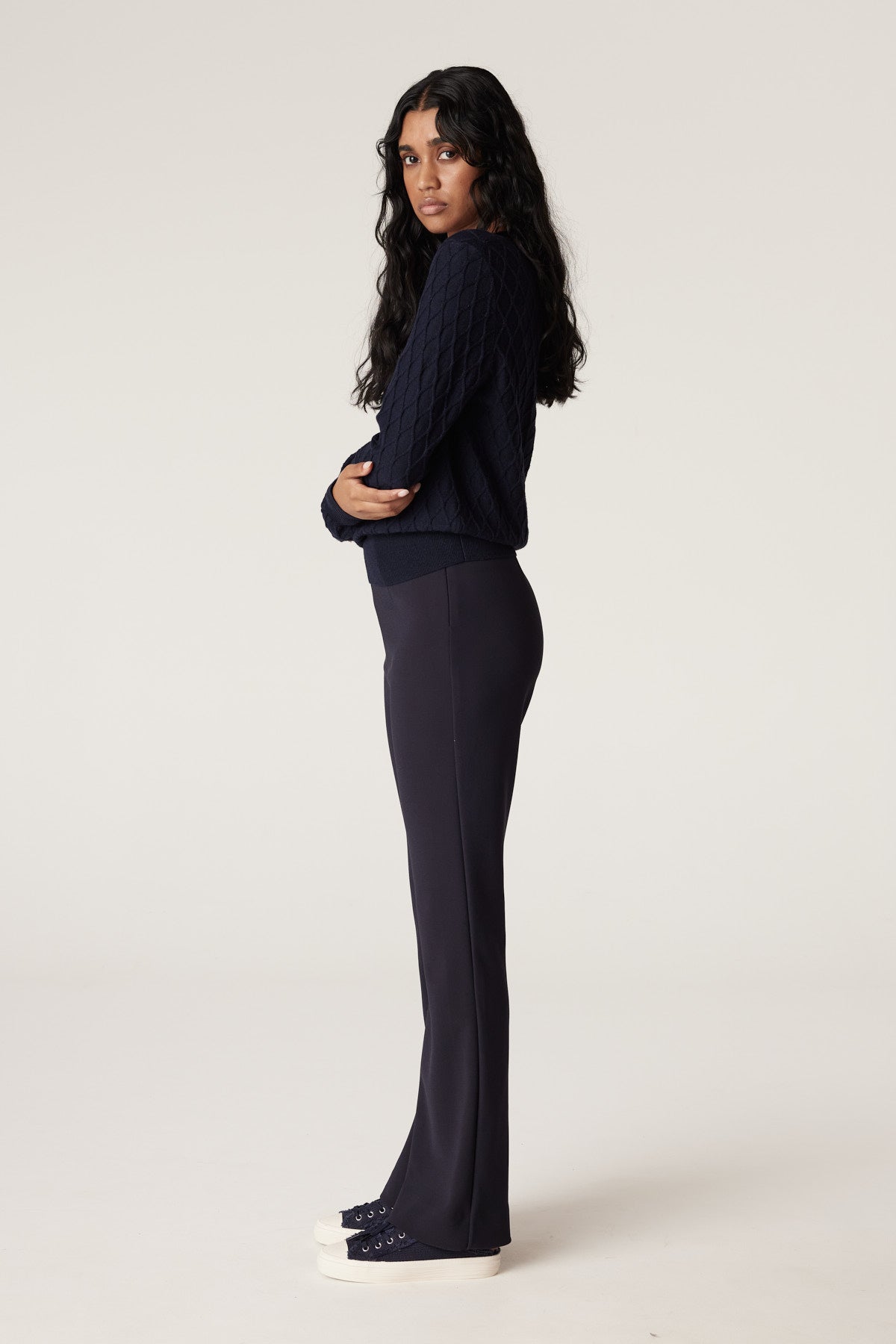 Shop Dana Crepe Pant | Black - Cable Melbourne