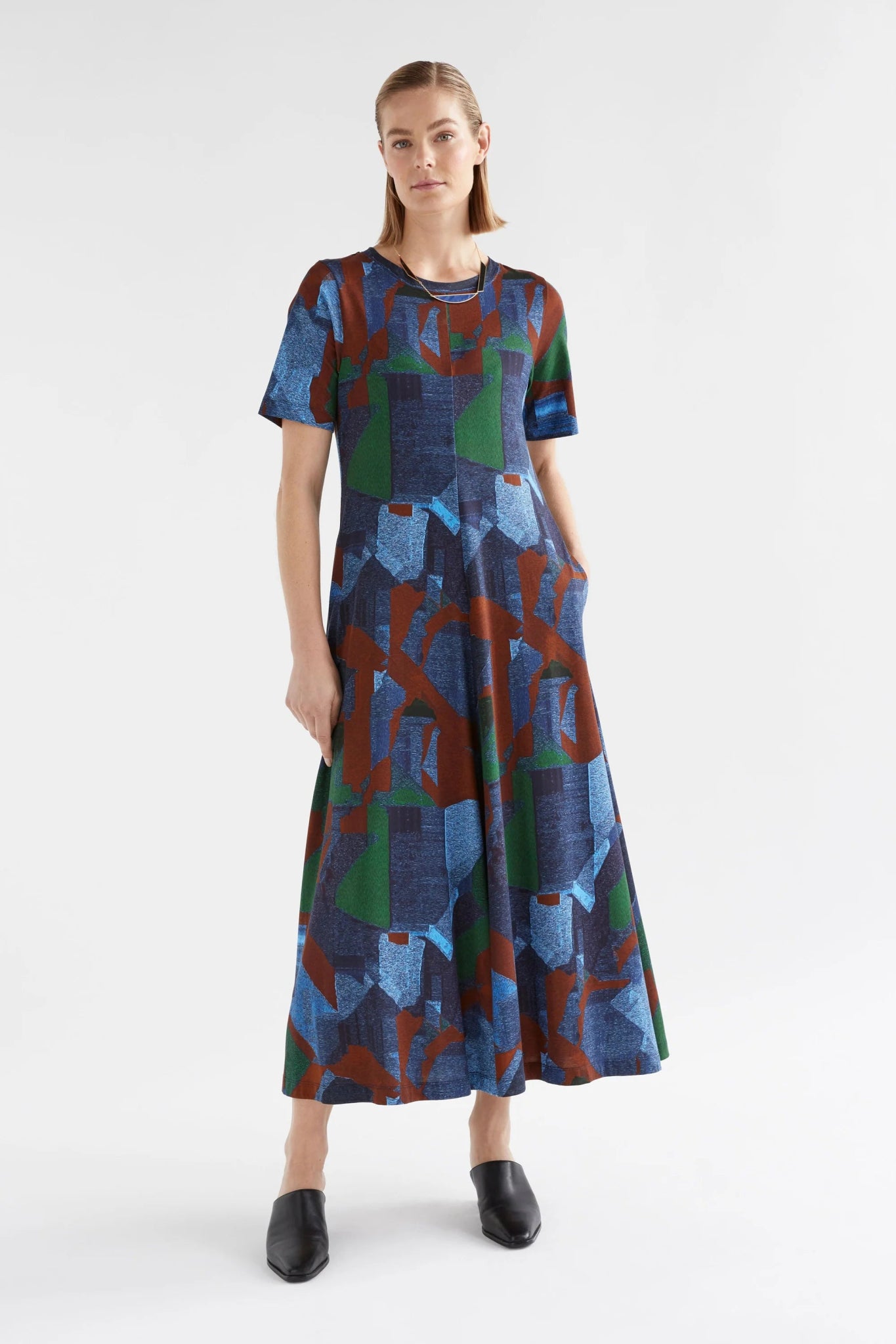 Shop Dega T - Shirt Dress | Orda Print - Elk The Label