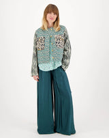 Me369 Della Cropped Tropical Safari Jacket