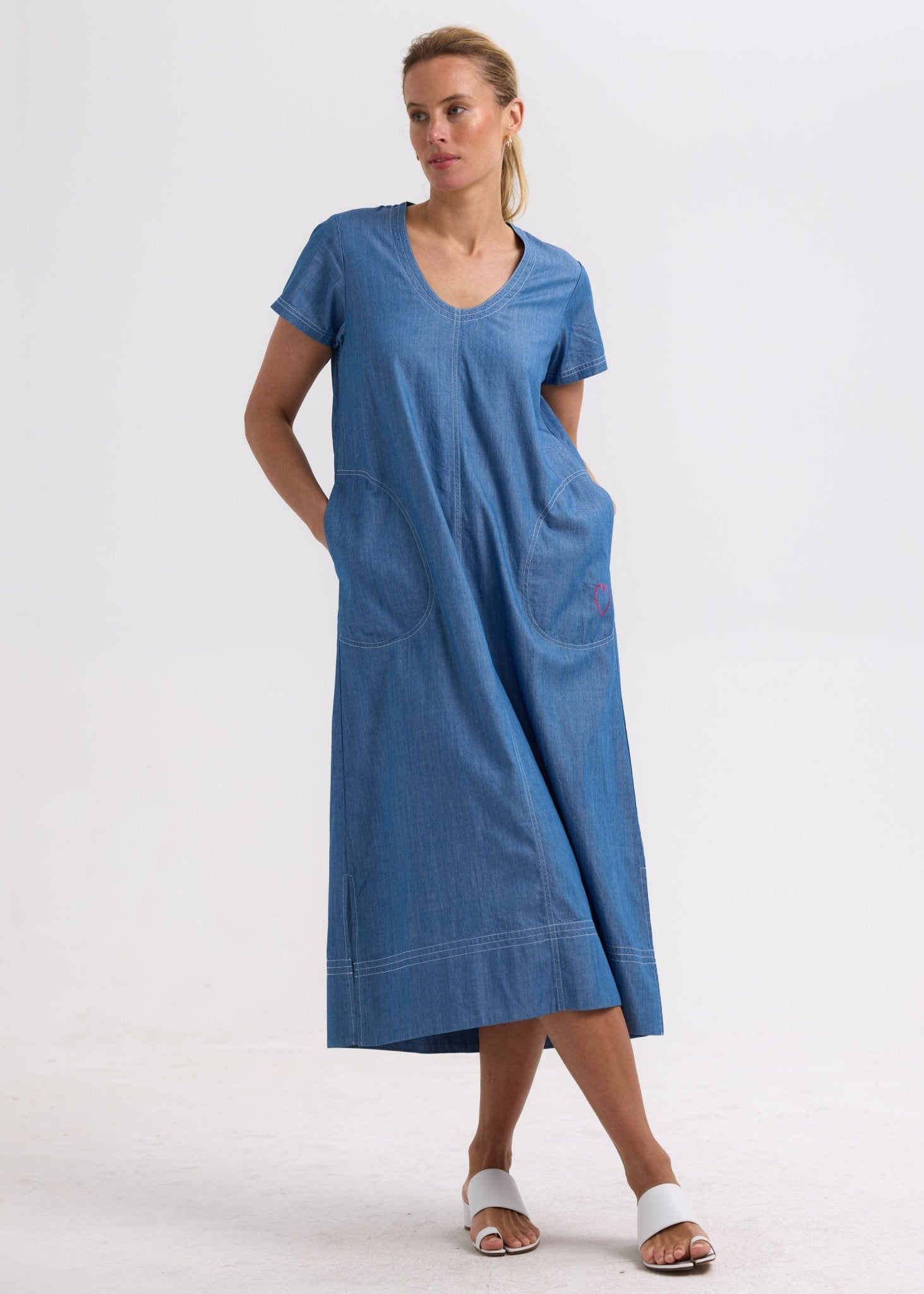 Shop Denim Dress - Zaket & Plover