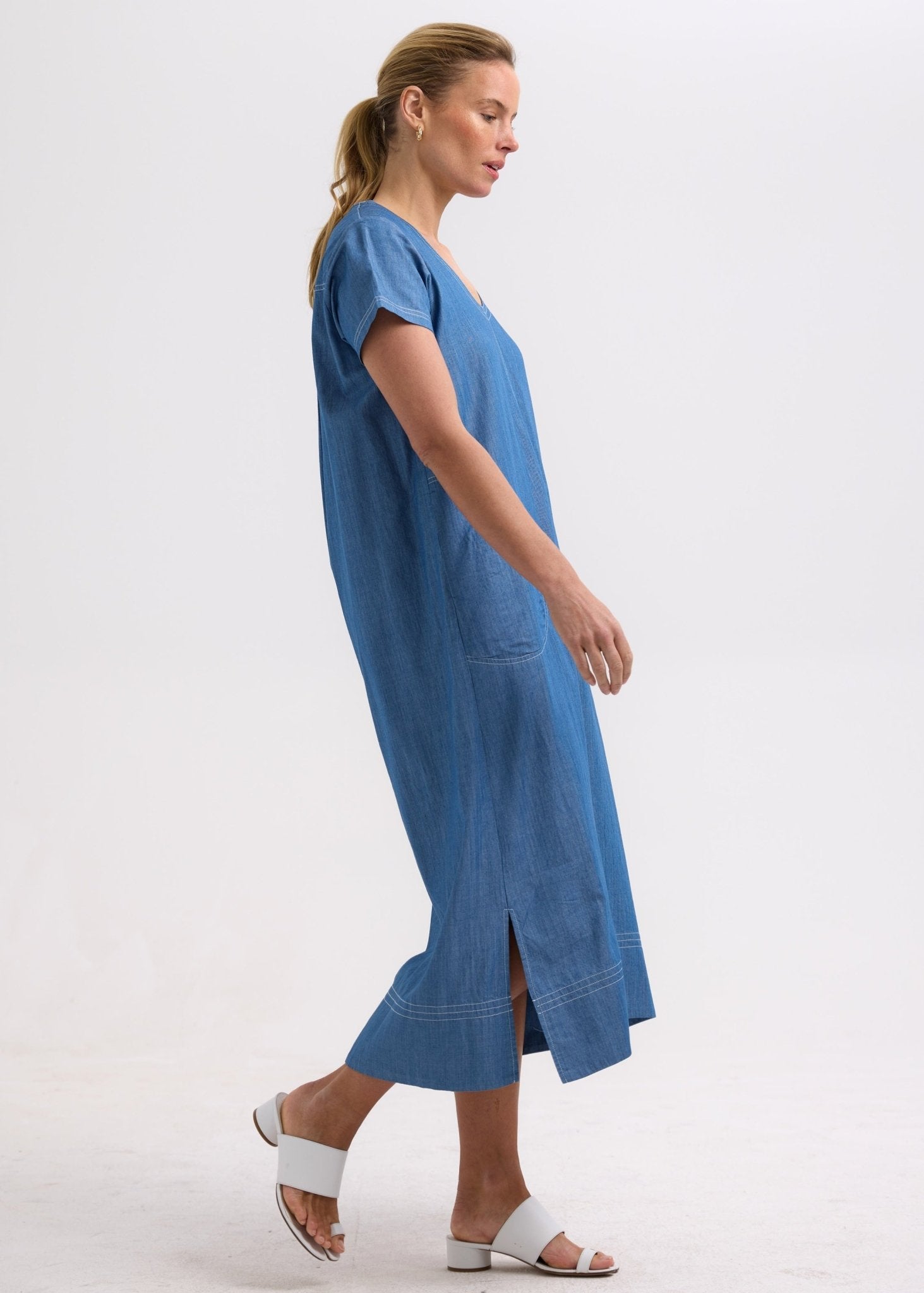 Shop Denim Dress - Zaket & Plover
