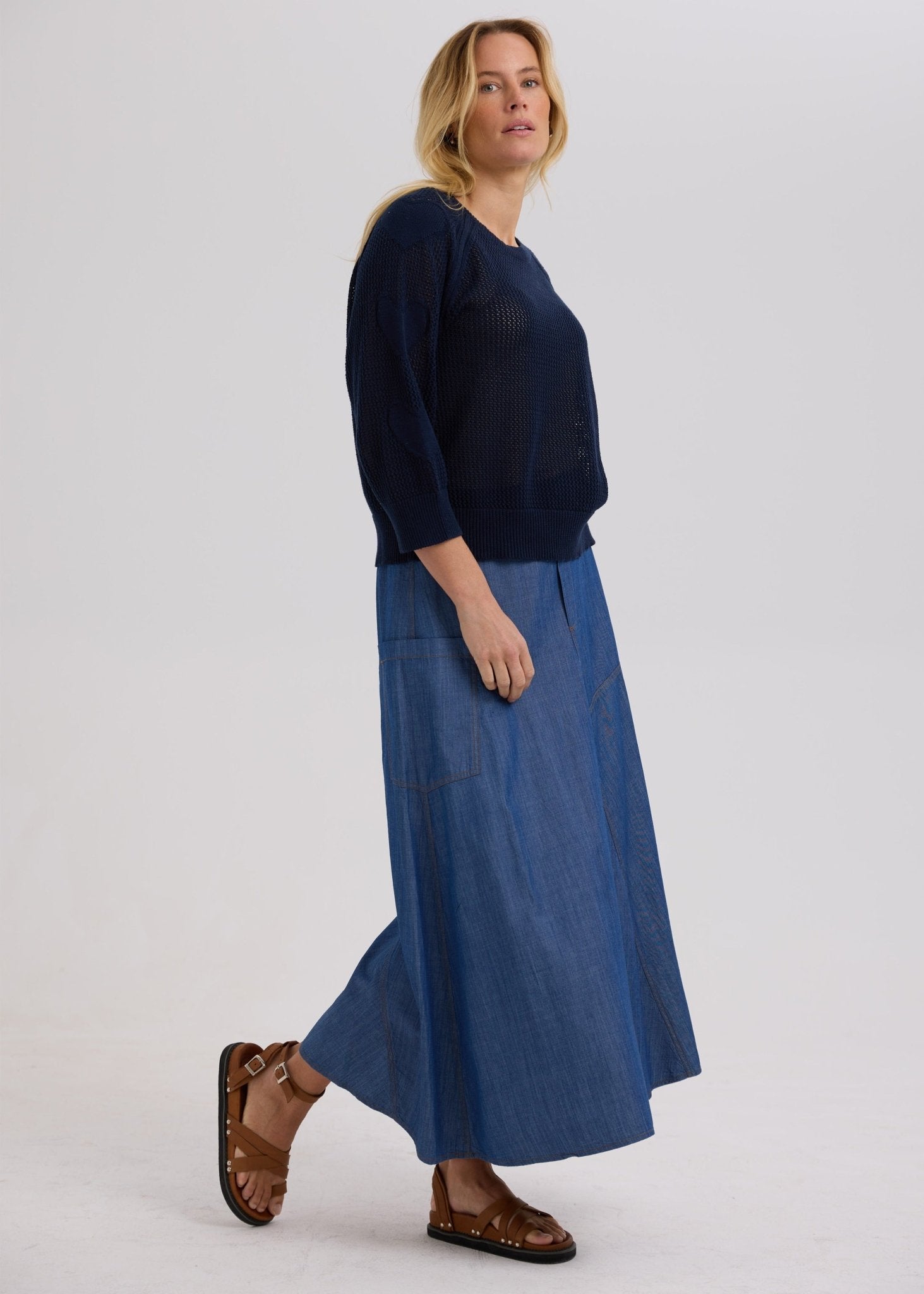 Shop Denim Skirt - Zaket & Plover