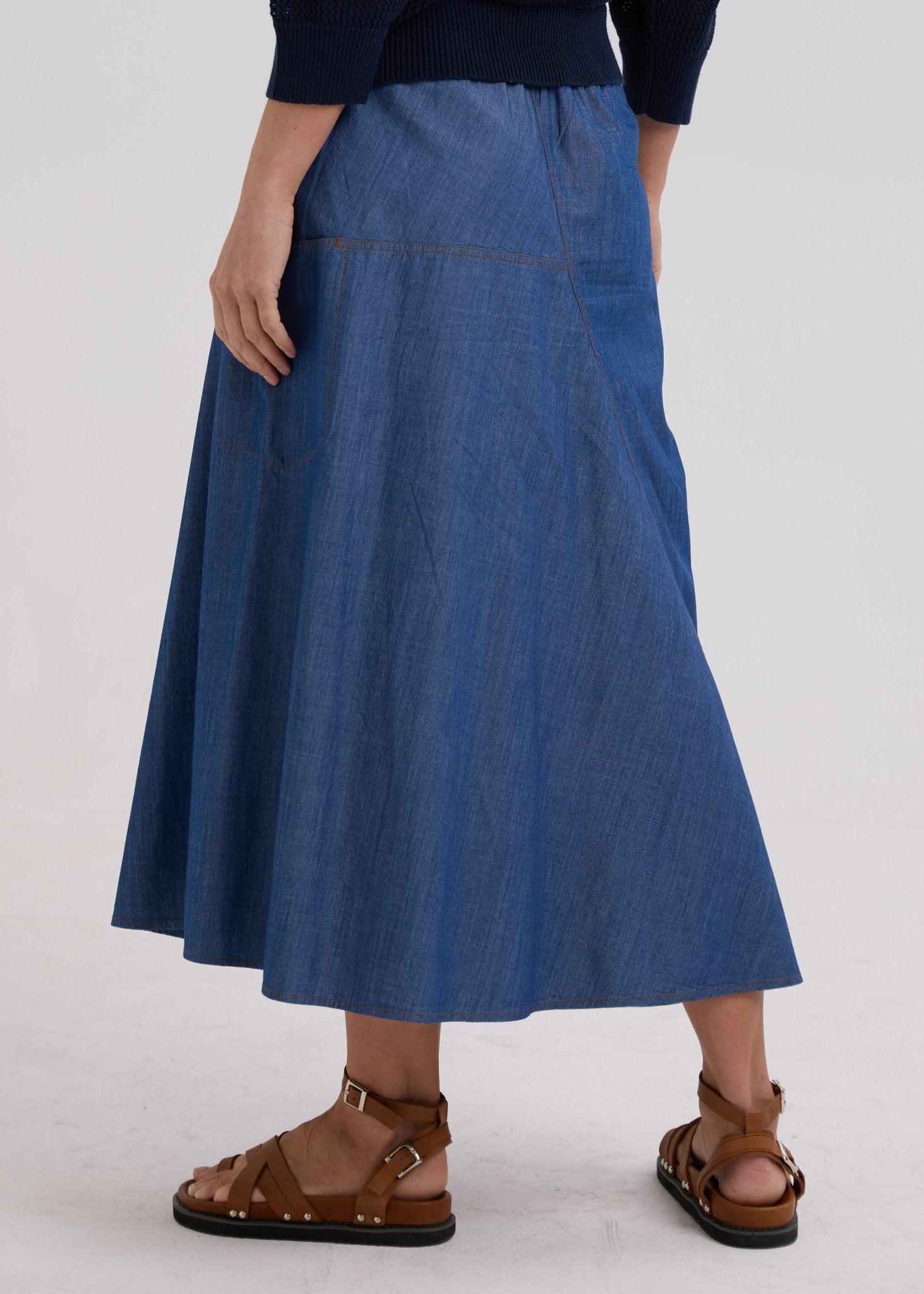 Shop Denim Skirt - Zaket & Plover