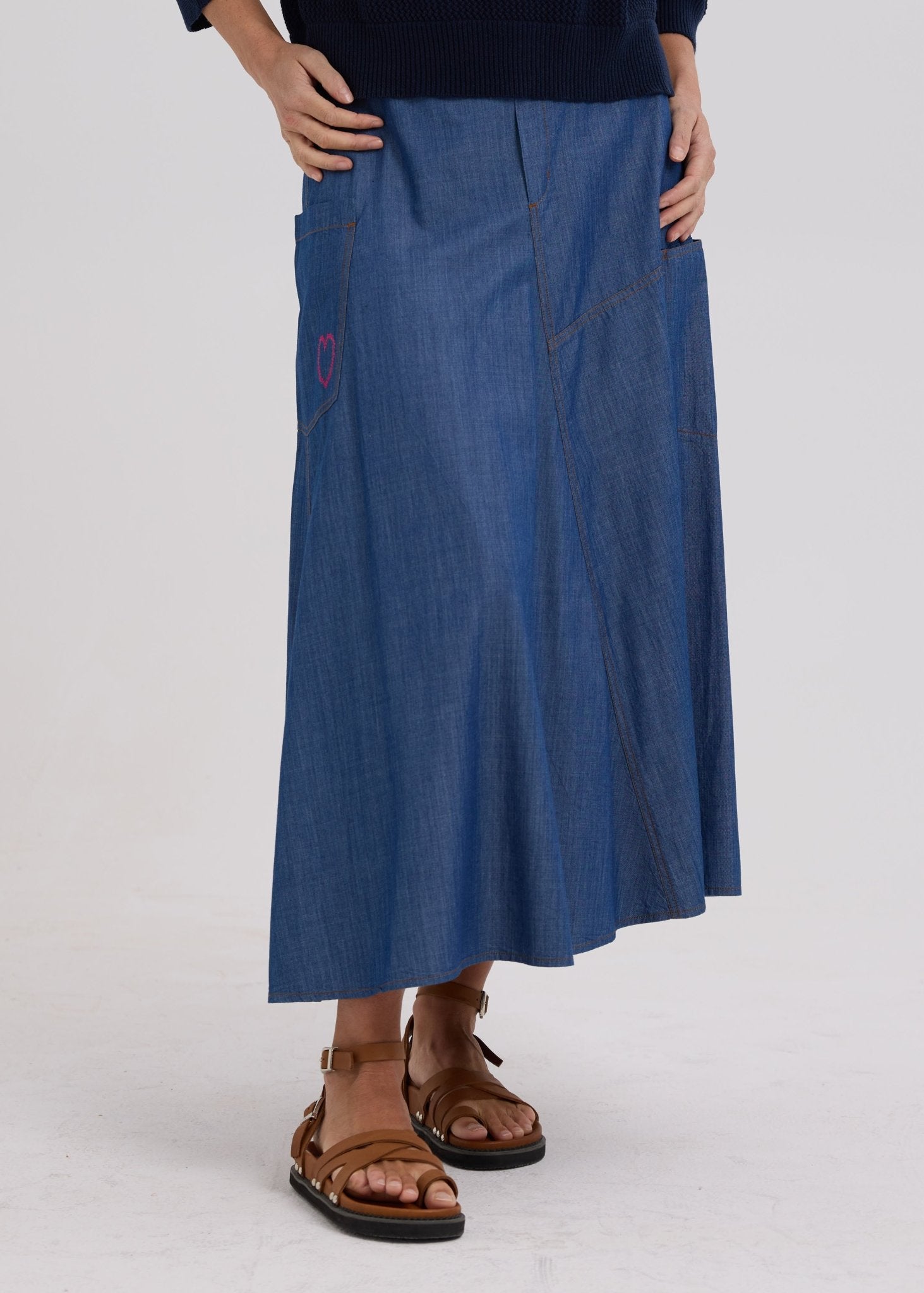 Shop Denim Skirt - Zaket & Plover