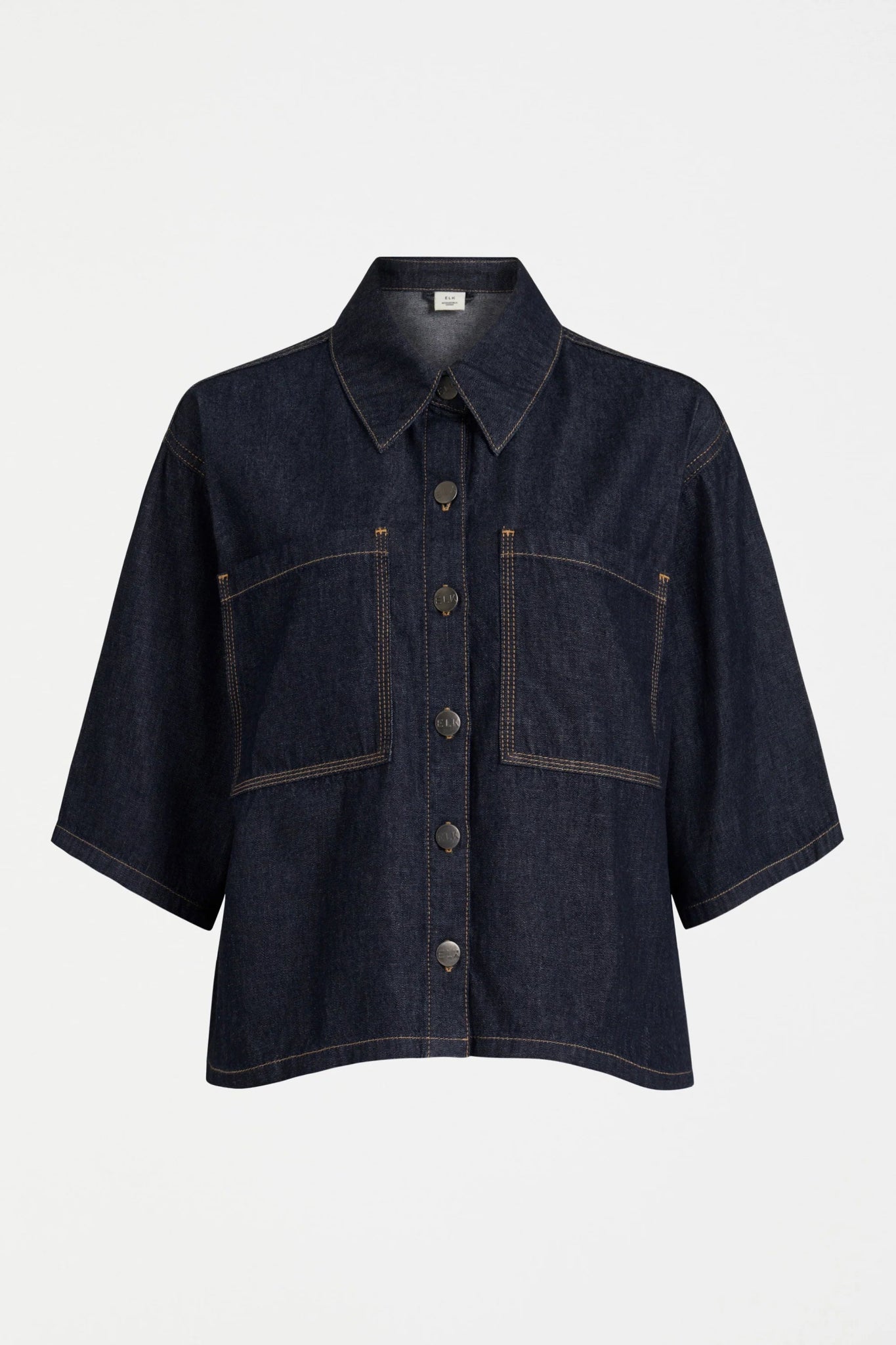 Shop Denym Pocket Shirt | Authentic Blue Wash - Elk The Label