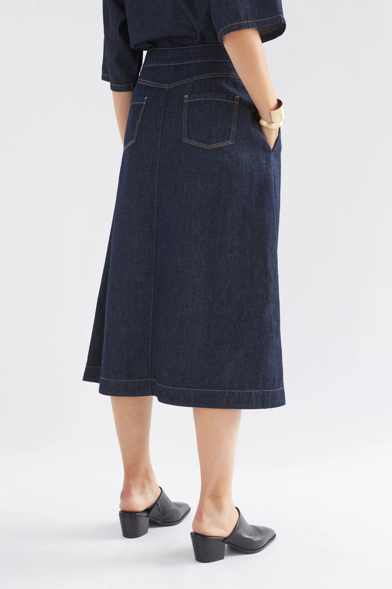 Shop Denym Skirt | Authentic Blue Wash - Elk The Label