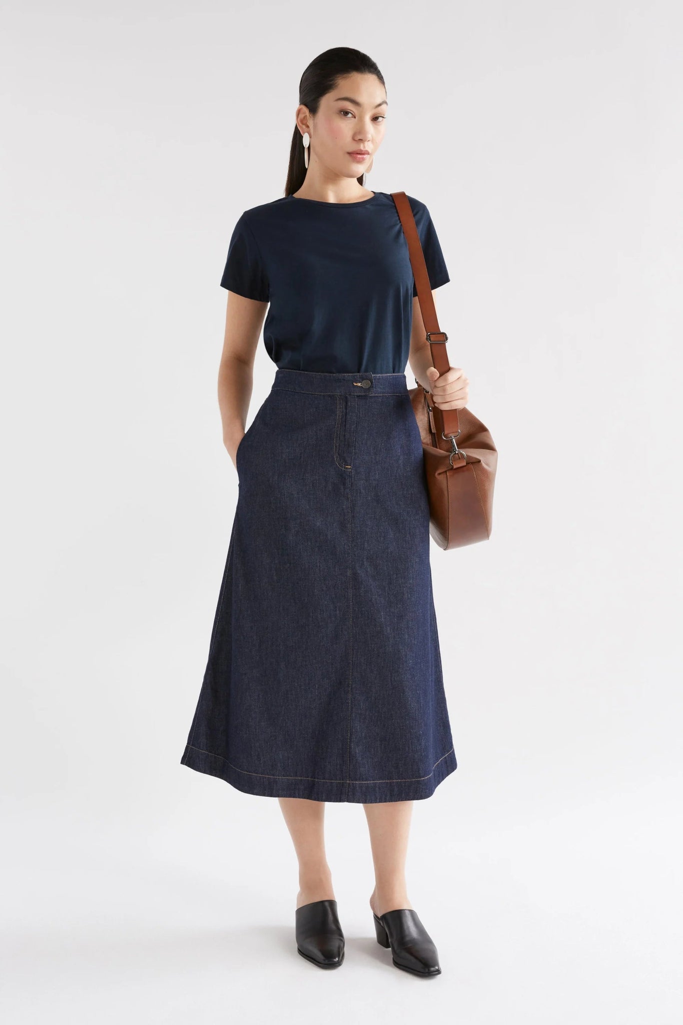 Shop Denym Skirt | Authentic Blue Wash - Elk The Label