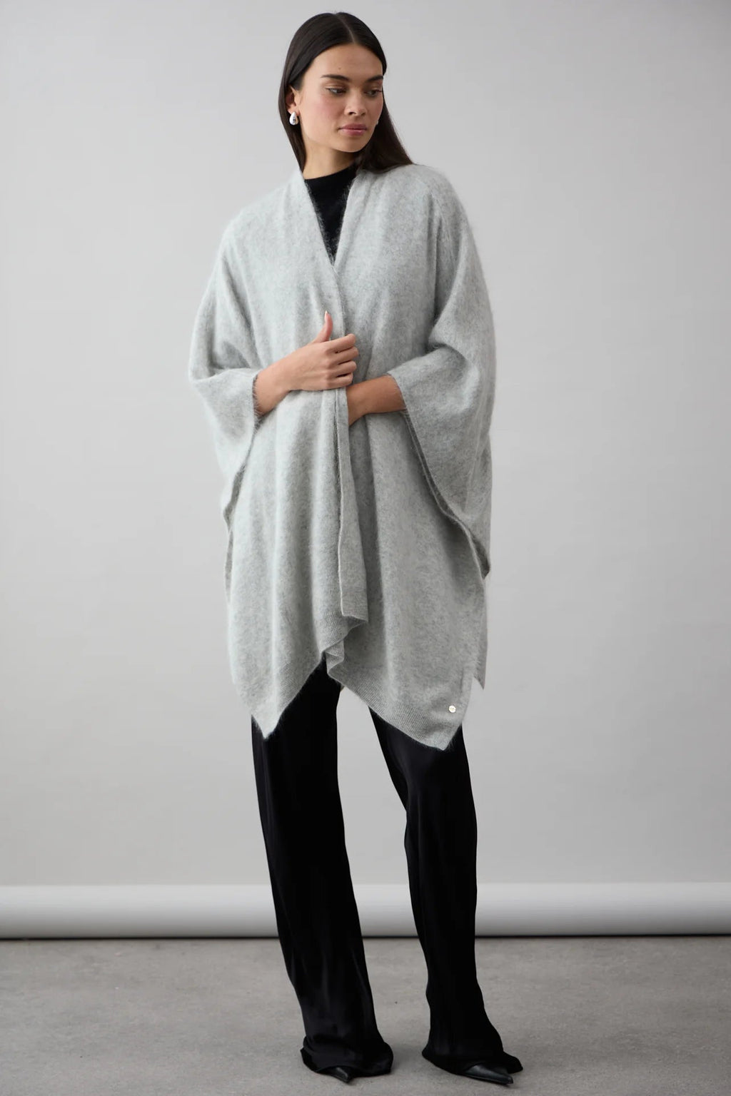 Shop Dillon Split Wrap Brushed Cashmere - Mia Fratino