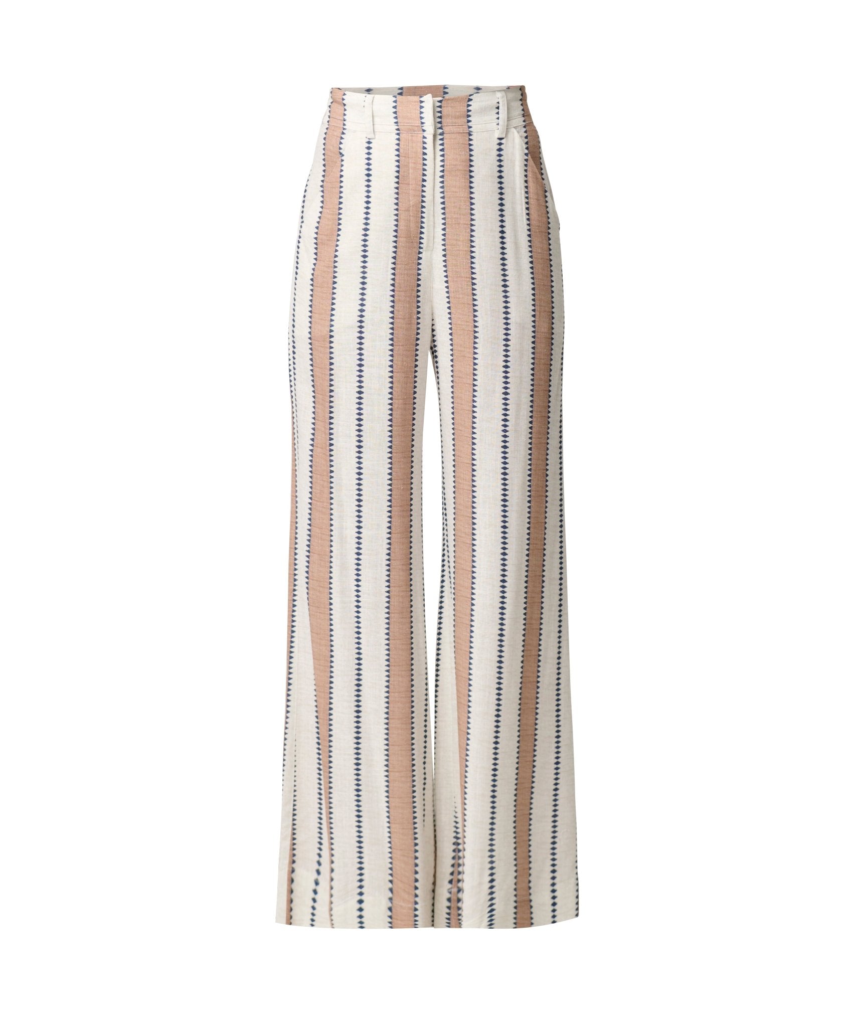 Shop Dynasty Wide Leg Pant | Cayman Stripe - ONCEWAS