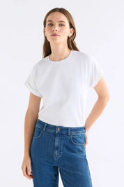 Shop Elk Cille Organic Cotton T-Shirt White - ELK