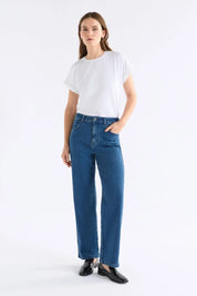 Shop Elk Cille Organic Cotton T-Shirt White - ELK