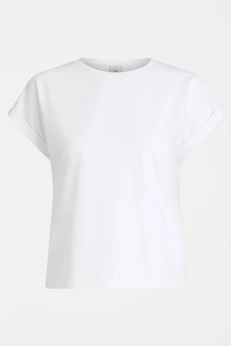 Shop Elk Cille Organic Cotton T-Shirt White - ELK