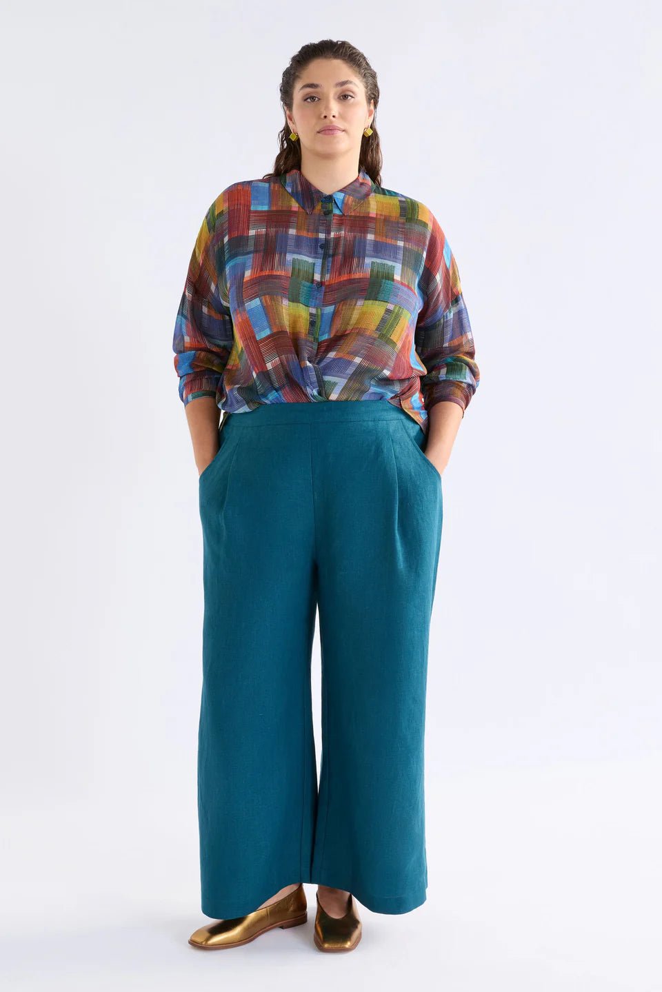 Shop Elk Eir Sheer Shirt Elbrus Print - ELK