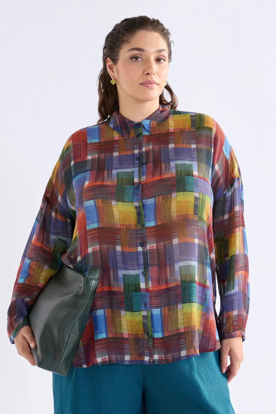 Shop Elk Eir Sheer Shirt Elbrus Print - ELK