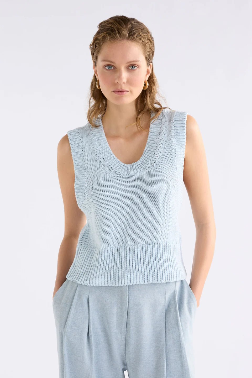 Shop Elk Mikkel Vest, Pearl Blue - ELK