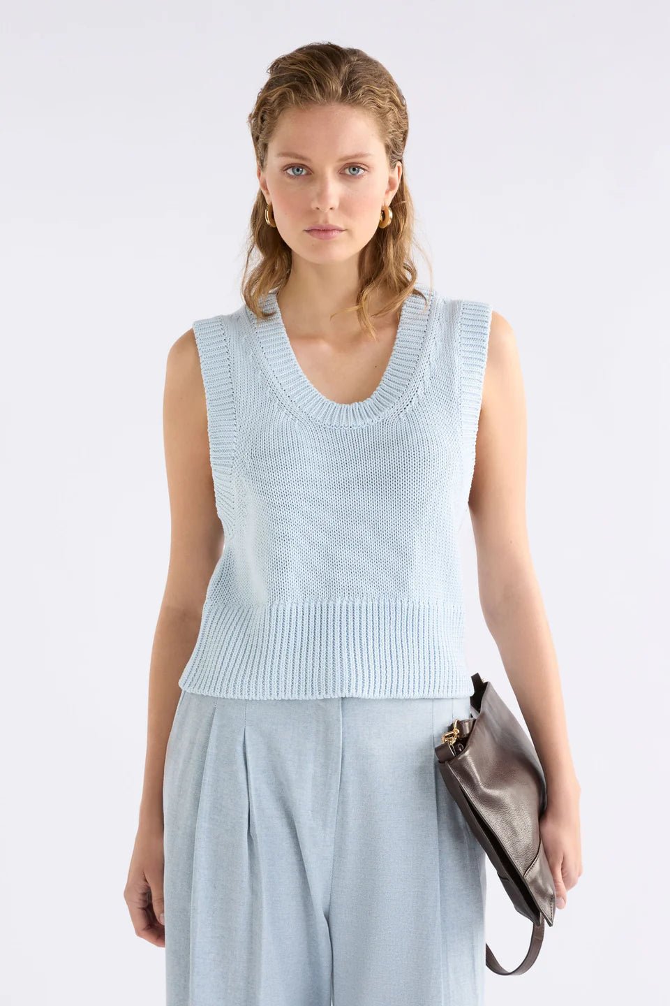 Shop Elk Mikkel Vest, Pearl Blue - ELK