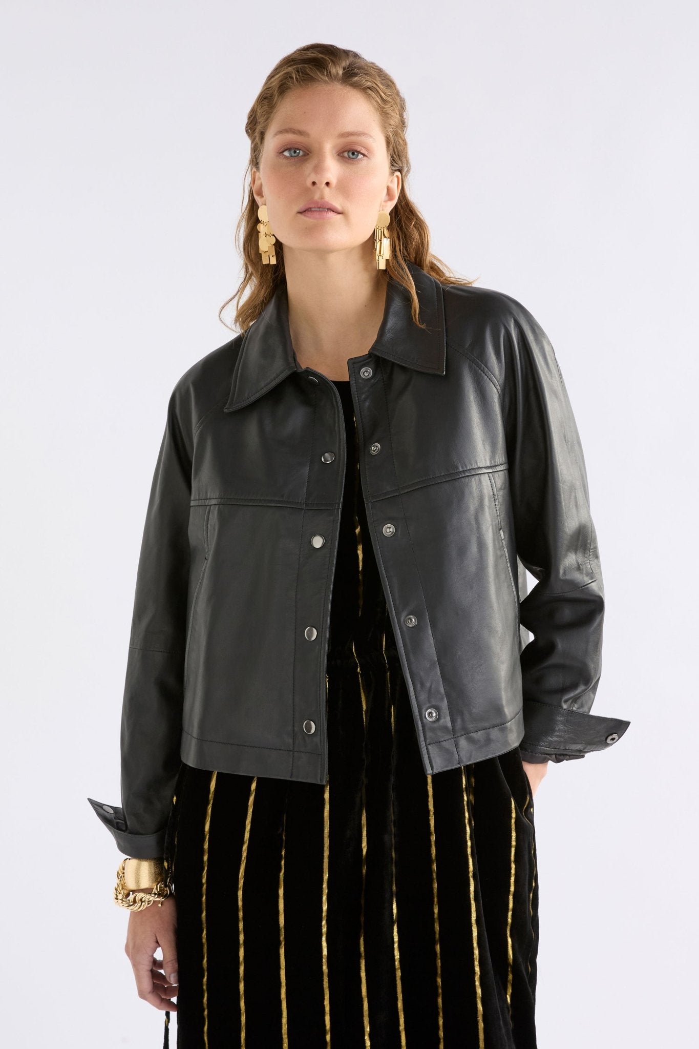 Shop Elk Nahka Leather Jacket - ELK