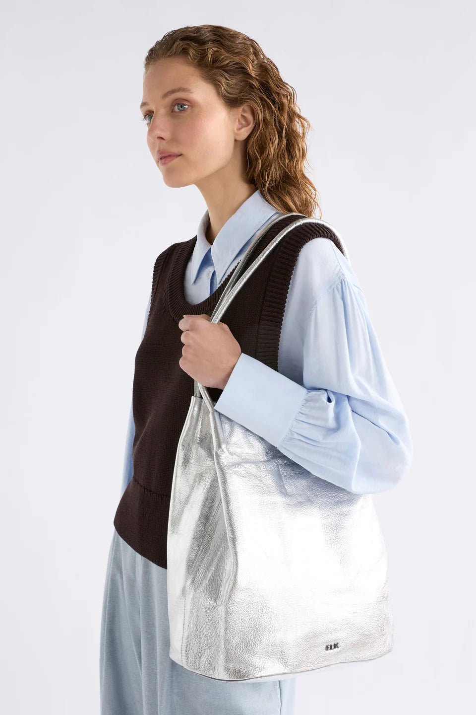 Shop Elk Orsa Metallic Handbag - ELK