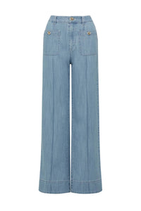 Shop Ellie Pant | Chambray - Cable Melbourne