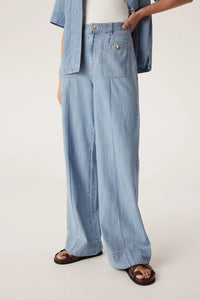 Shop Ellie Pant | Chambray - Cable Melbourne