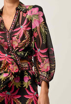 Shop Elysian Silk Cotton Shirt in Anthos Lótos - OnceWas