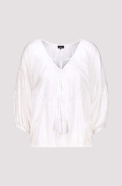 Shop Embroidered Blouse | White - Monari