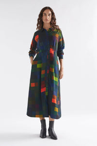 Shop Emmi Dress | Box Print - Elk The Label