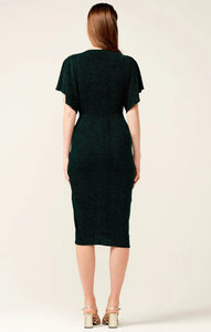 Shop Emporium Lurex Dress | Emerald - Sacha Drake