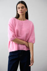 Mia Fratino Brushed Cashmere Erika Tee