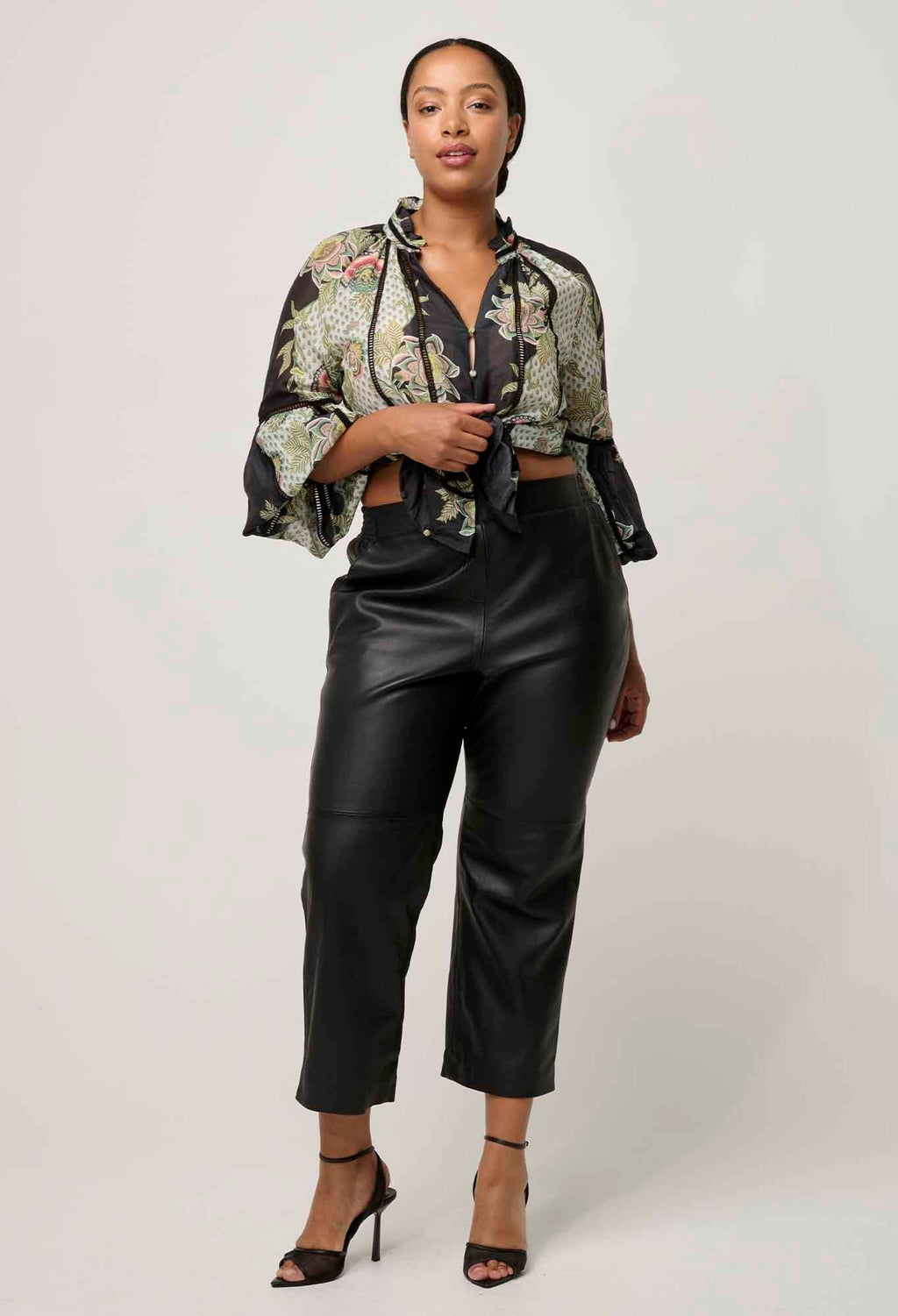 Shop Espada Cotton Silk Blouse in Mariposa Nero - OnceWas