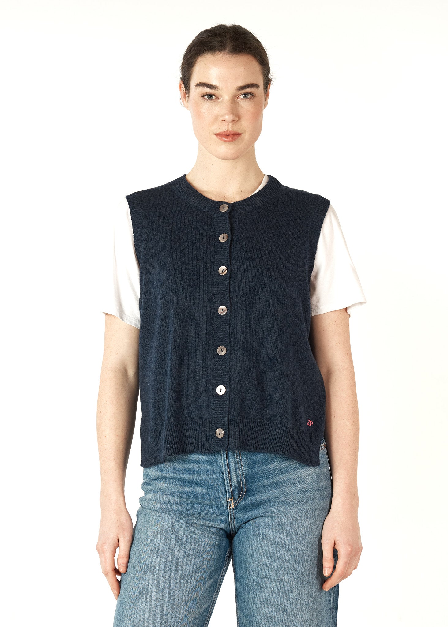 Shop Essential Button Vest - Zaket & Plover