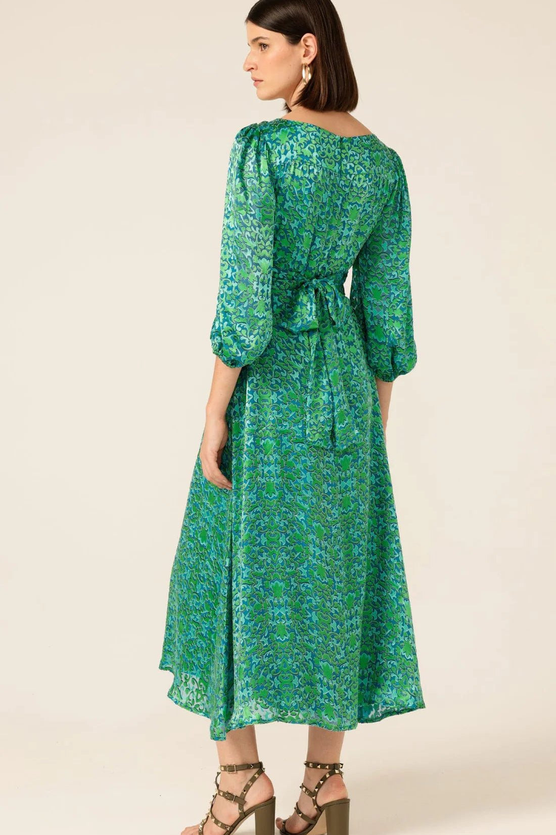 Shop Ethereal Eden Silk Midi Dress - Sacha Drake