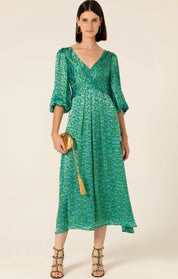 Shop Ethereal Eden Silk Midi Dress - Sacha Drake