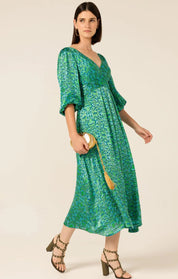 Shop Ethereal Eden Silk Midi Dress - Sacha Drake