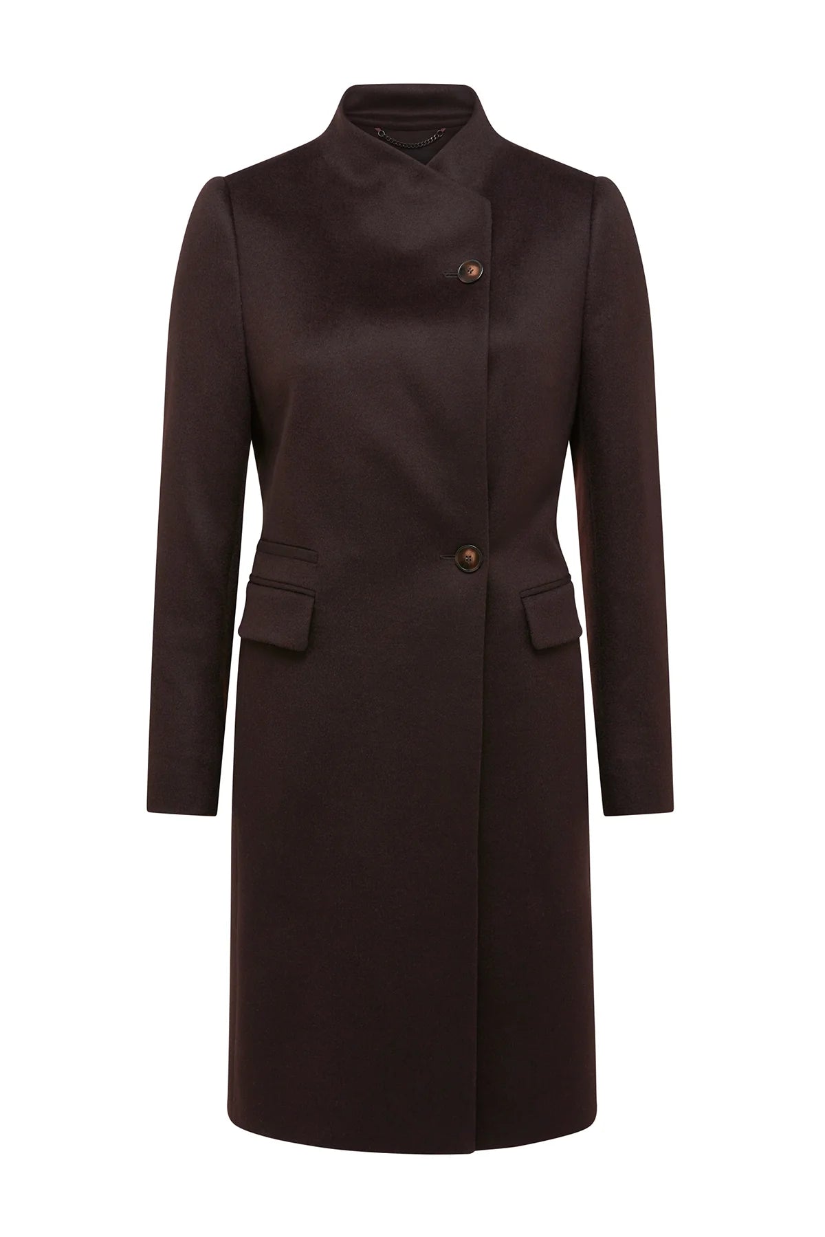 Shop Eton Wool Coat | Chocolate - Cable Melbourne