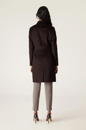 Shop Eton Wool Coat | Chocolate - Cable Melbourne