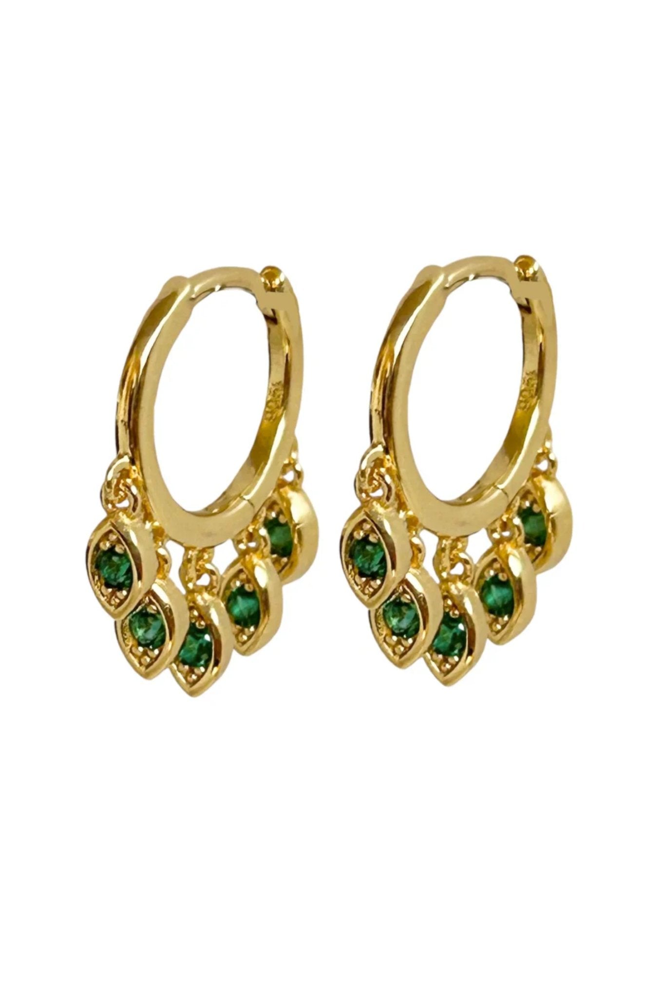 Shop Eye In The Sky Gold Earrings - Gold Sister