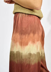 Shop Fame Tie Dye Wide Leg Pants | Desert - Lauren Vidal Paris