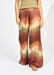 Shop Fame Tie Dye Wide Leg Pants | Desert - Lauren Vidal Paris