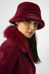 Joseph Ribkoff Faux Fur Bucket Hat