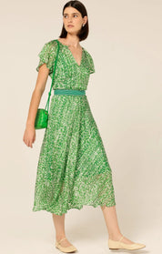 Shop Fern Gully Chiffon Midi Dress - Sacha Drake