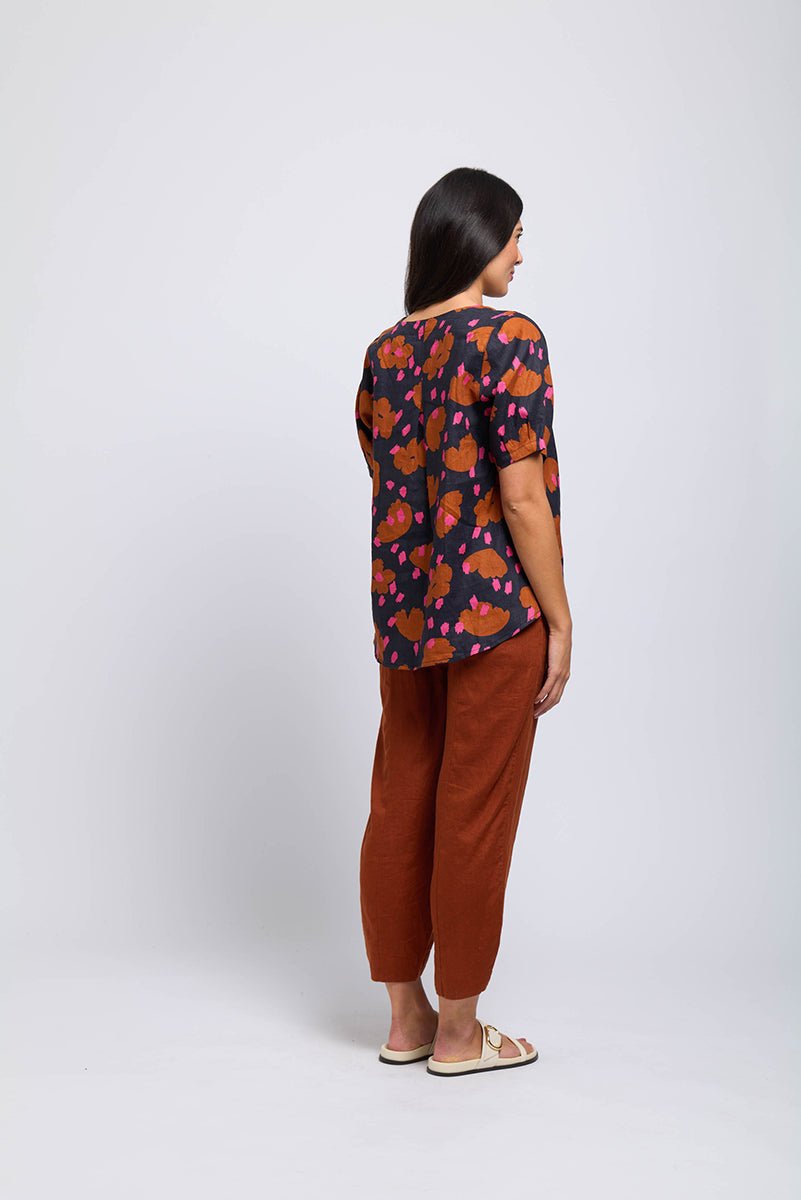 Shop Festival Linen Pant | Bombay - Foil