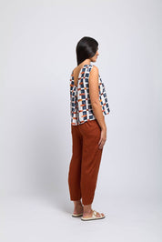 Shop Festival Linen Pant | Bombay - Foil