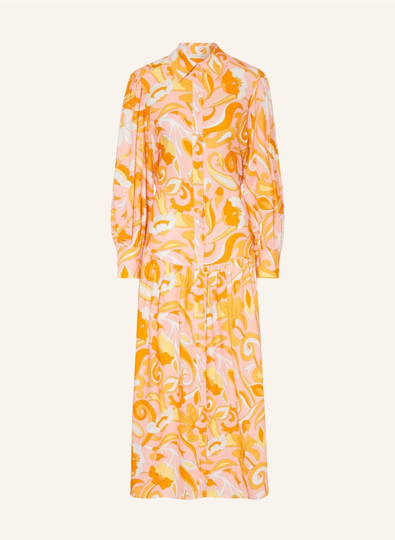 Shop Floral Linen Maxi Dress | Shrimp Multi - Herzen's Angelegenheit