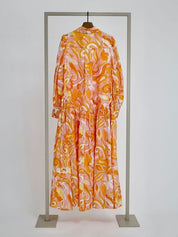 Shop Floral Linen Maxi Dress | Shrimp Multi - Herzen's Angelegenheit