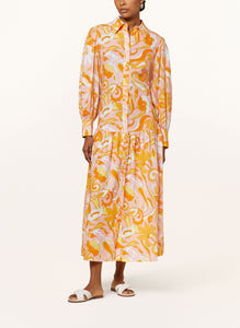 Shop Floral Linen Maxi Dress | Shrimp Multi - Herzen's Angelegenheit