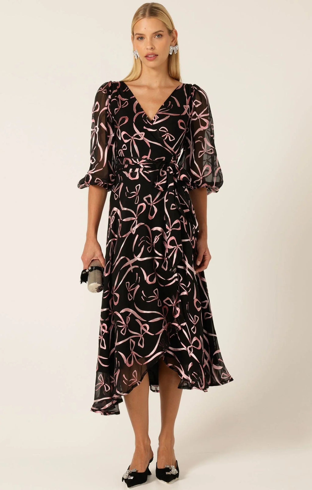 Shop Florence Wrap Midi Dress - Sacha Drake