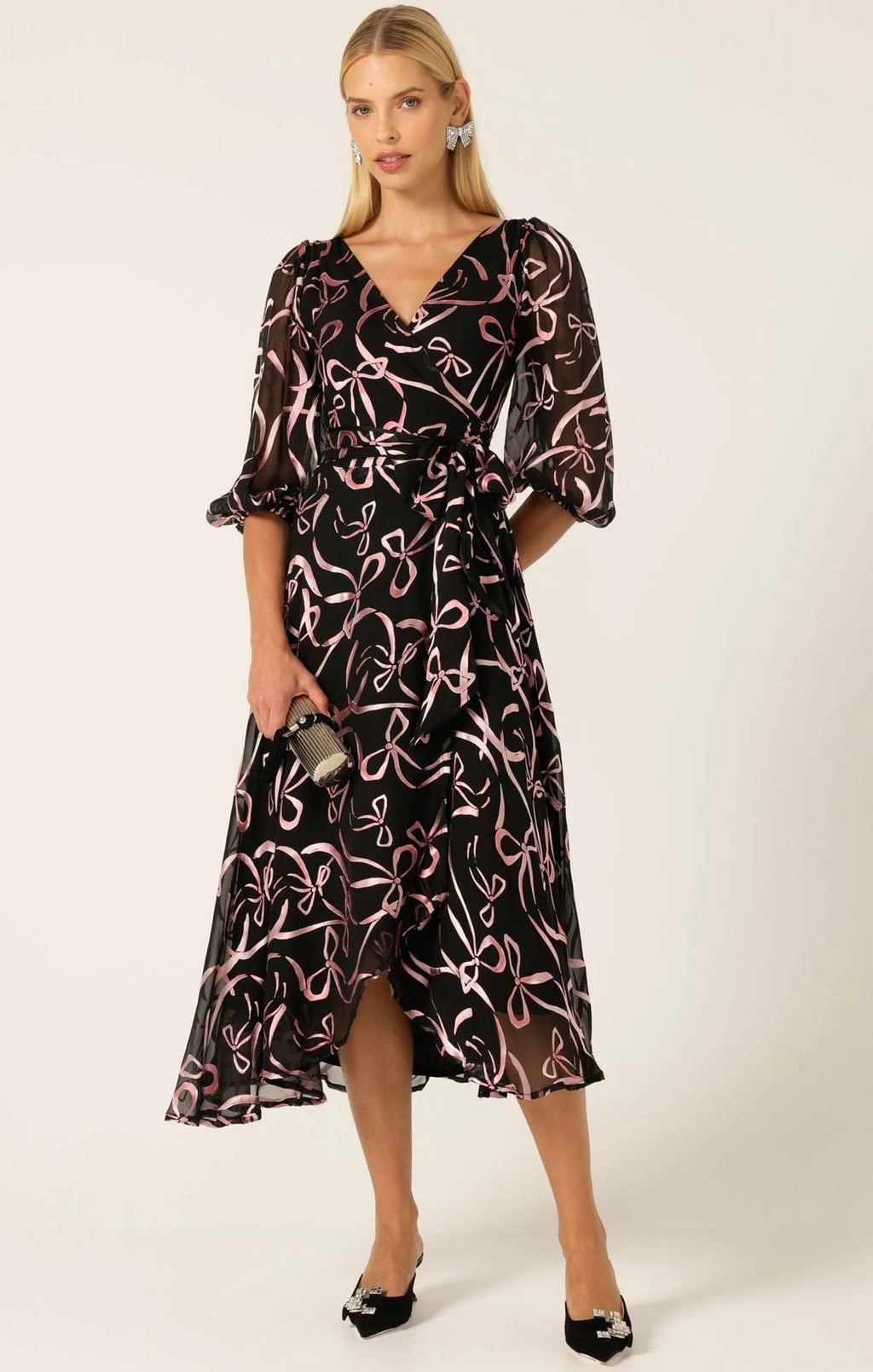 Shop Florence Wrap Midi Dress - Sacha Drake