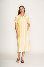 Shop FOIL Advanced Interaction Linen Dress - FOIL